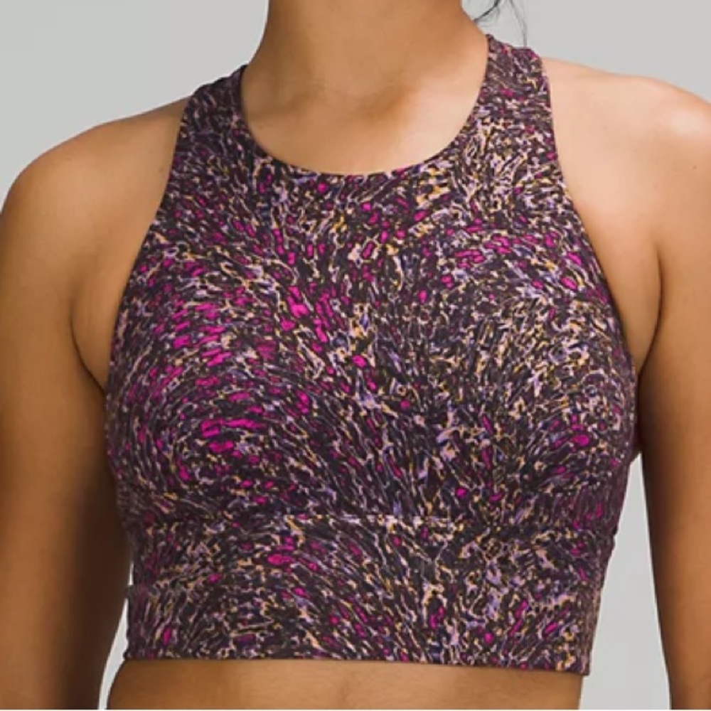 Lululemon Athletica Multicolor Patterned Sports Bra
